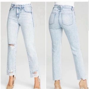 Good American Classic High Rise Jean - Sz 16 GCCU859T BLUE539